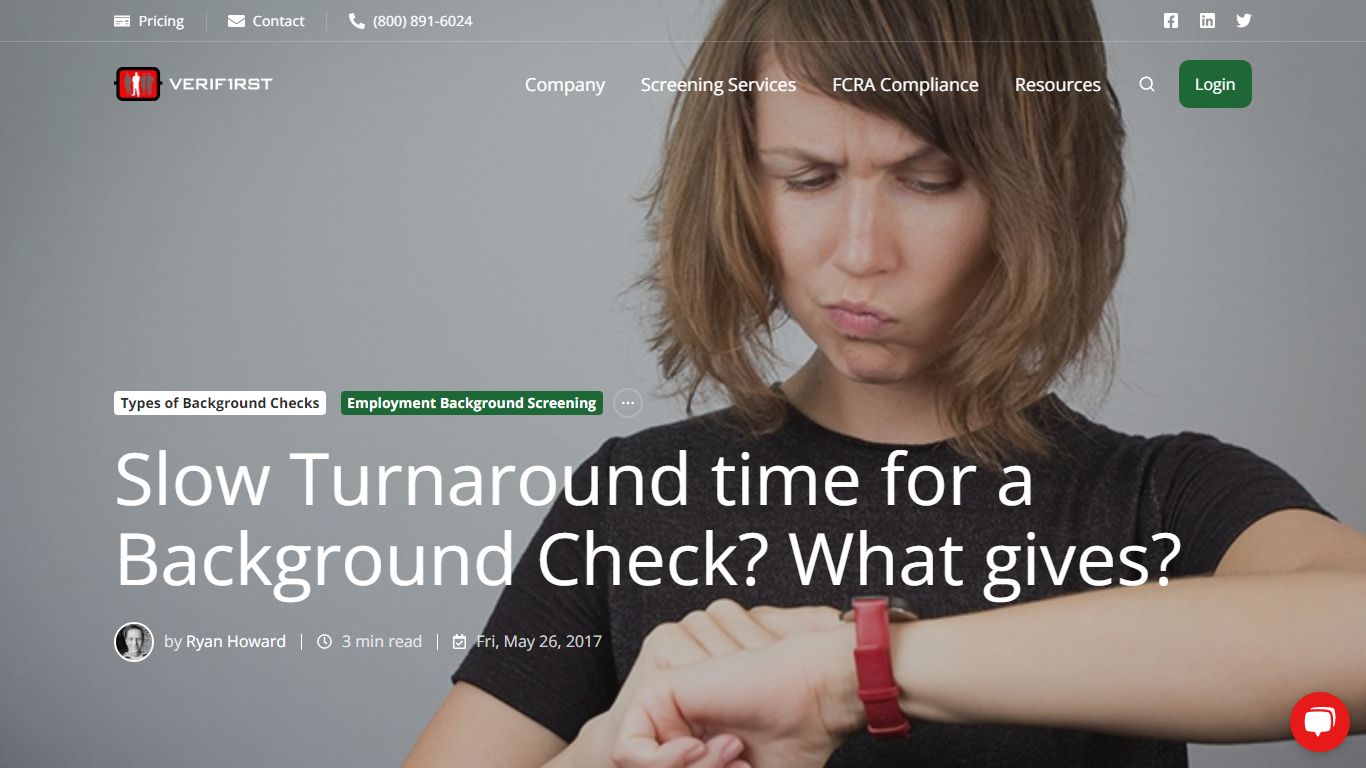 Slow Turnaround time for a Background Check? What gives? - VeriFirst